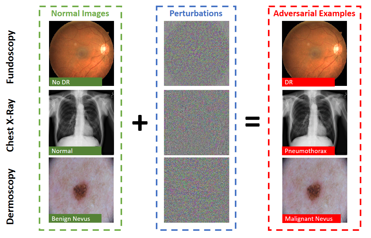 Deep learning adversarial store examples