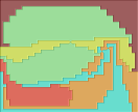 A segmentation embedding with a less nested structure.